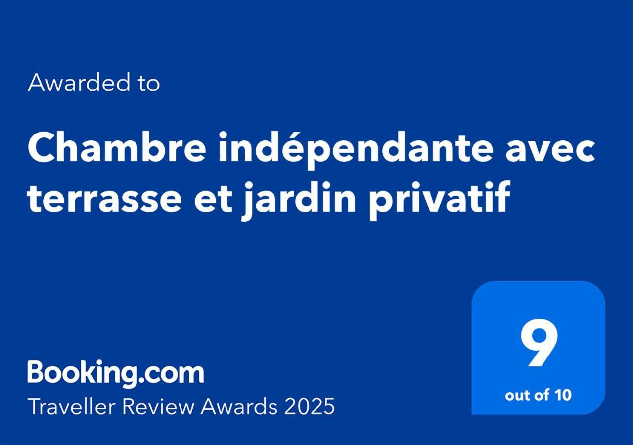 Chambre Independante Avec Terrasse Et Jardin Privatif كالفيسون المظهر الخارجي الصورة